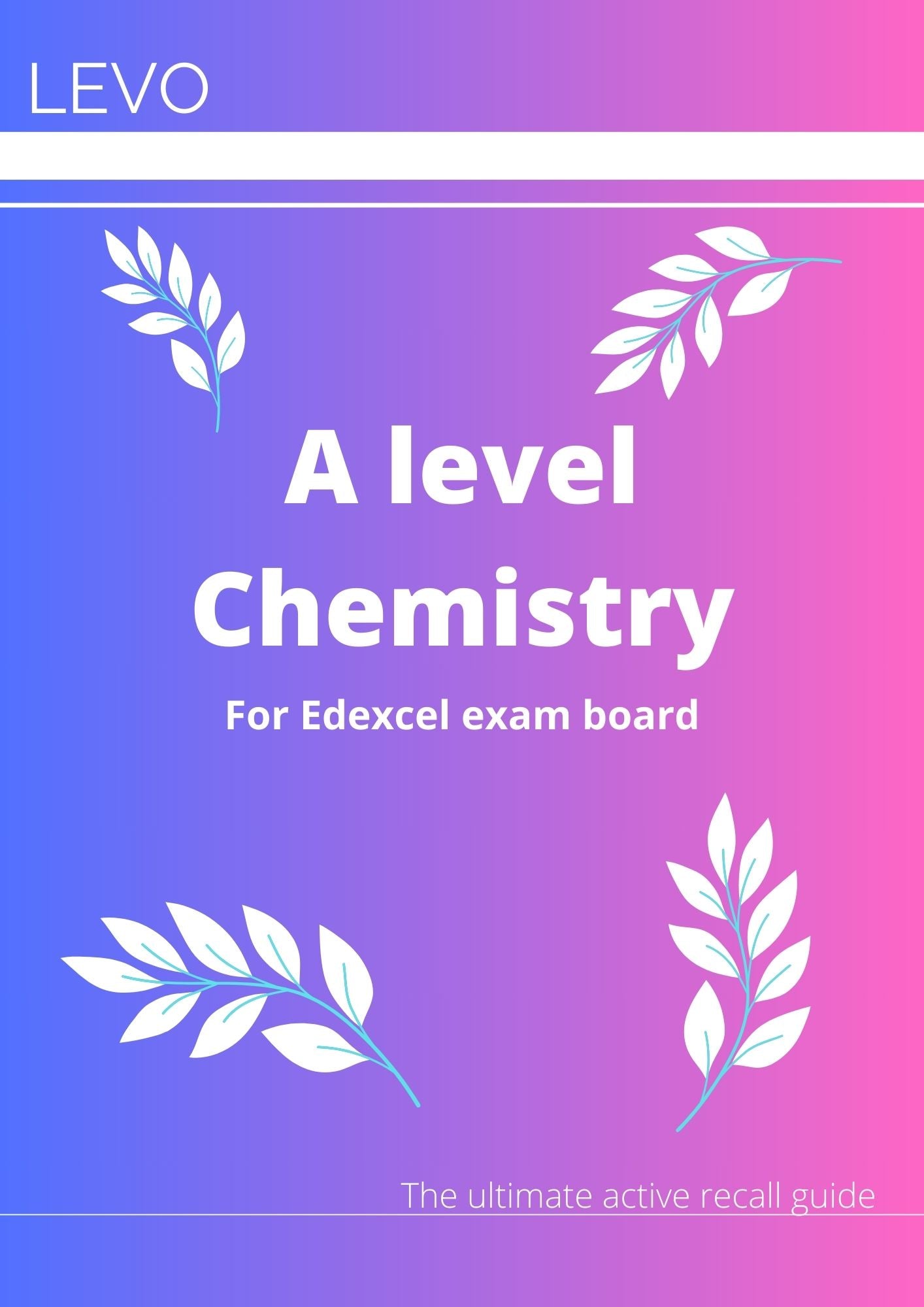 A Level Chemistry- Edexcel