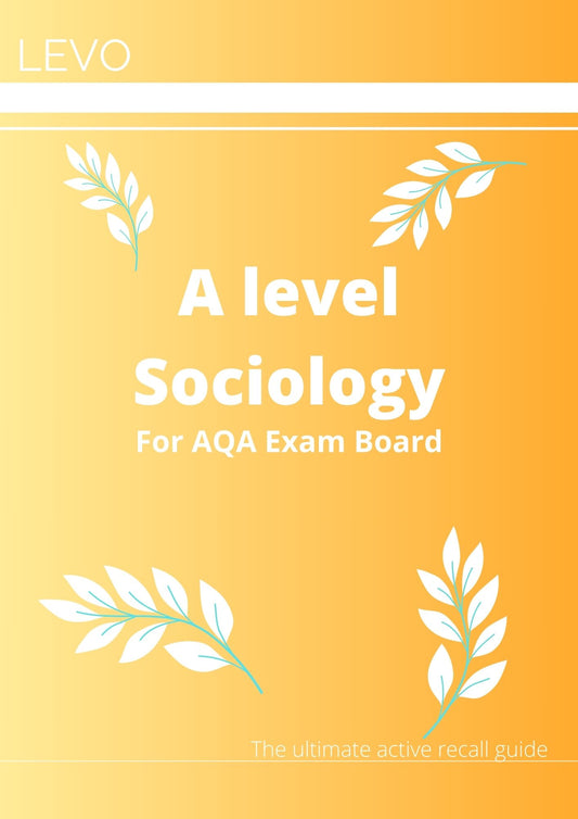 A level Sociology- AQA