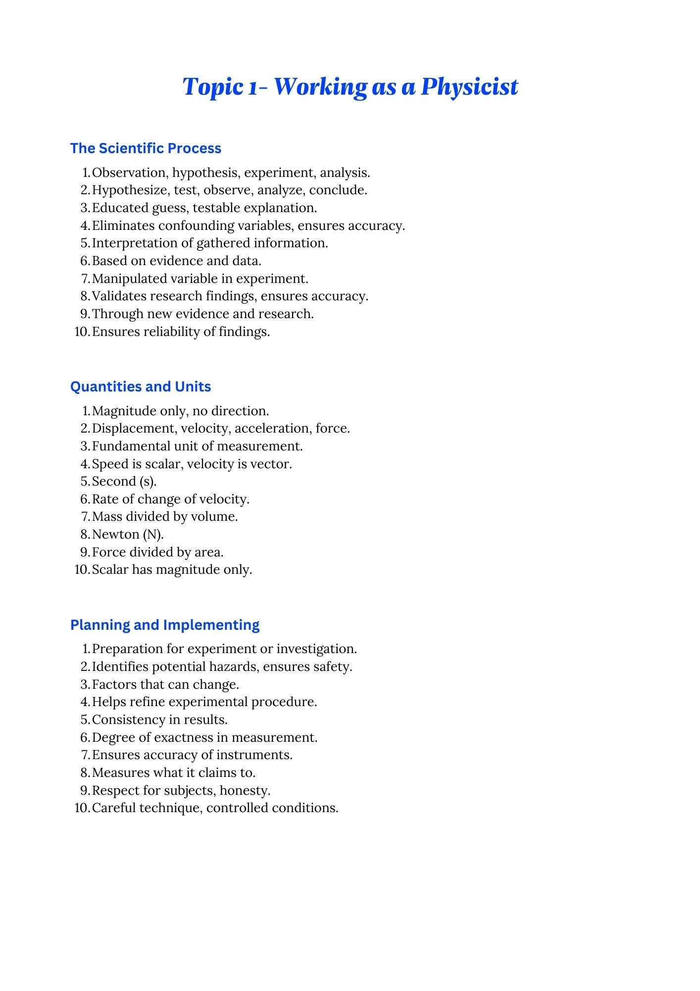 A level Physics- Edexcel