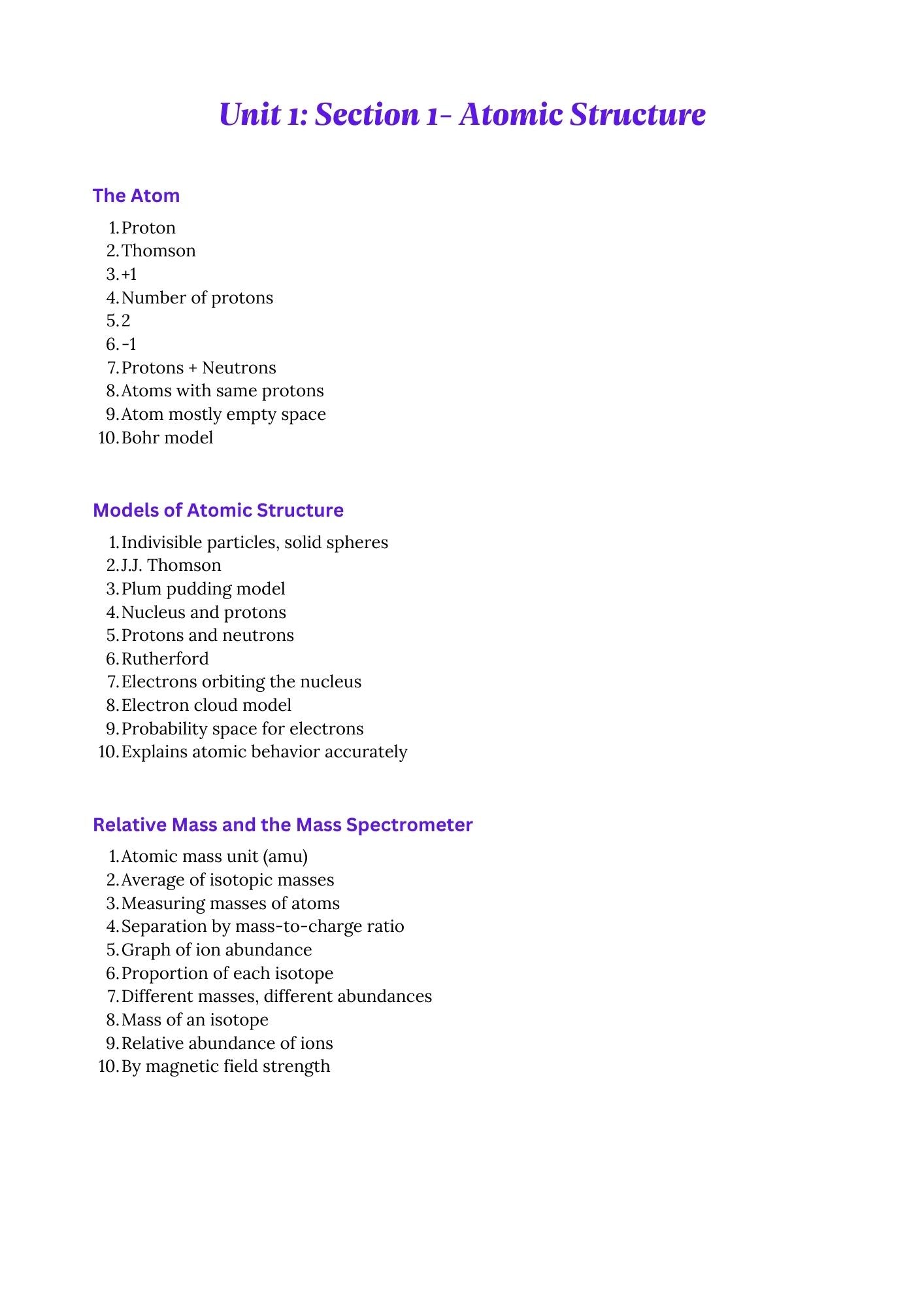 A level Chemistry- AQA