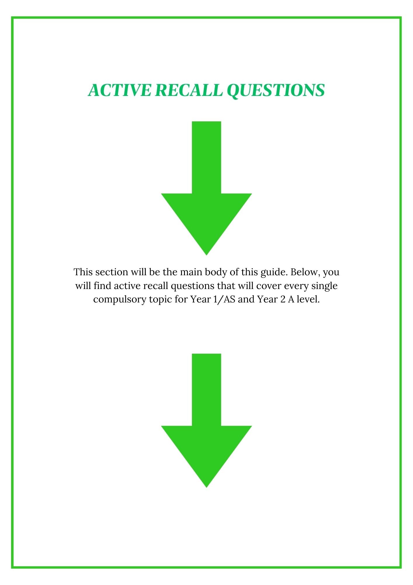 A Level Biology- OCR- Specification A