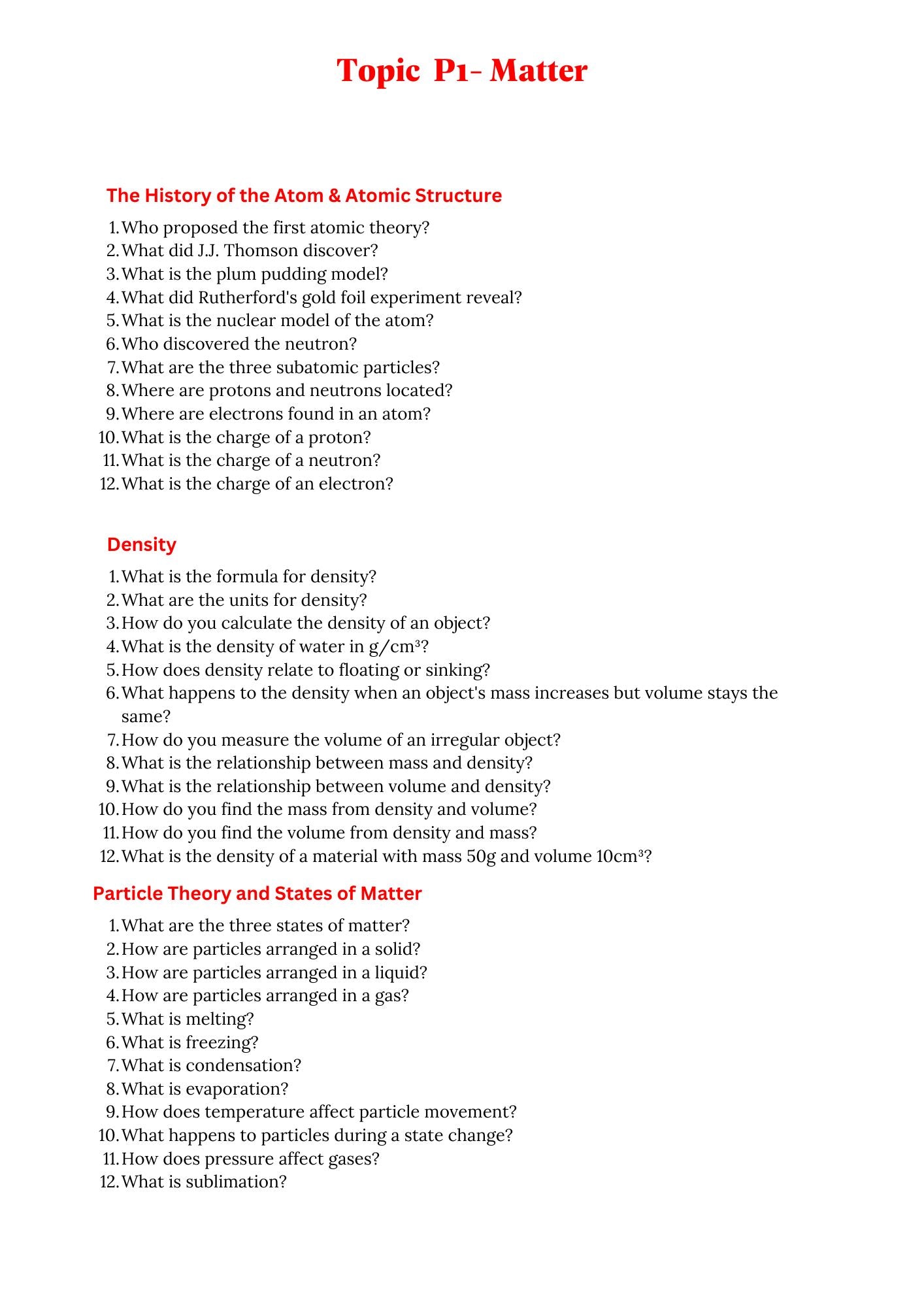 OCR- GCSE- Combined Science- Higher