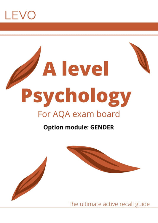 A level Psychology- AQA- Gender