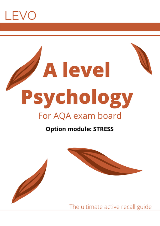 A level Psychology-AQA- Stress